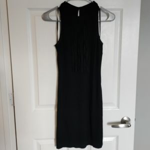 Little black dress with frills